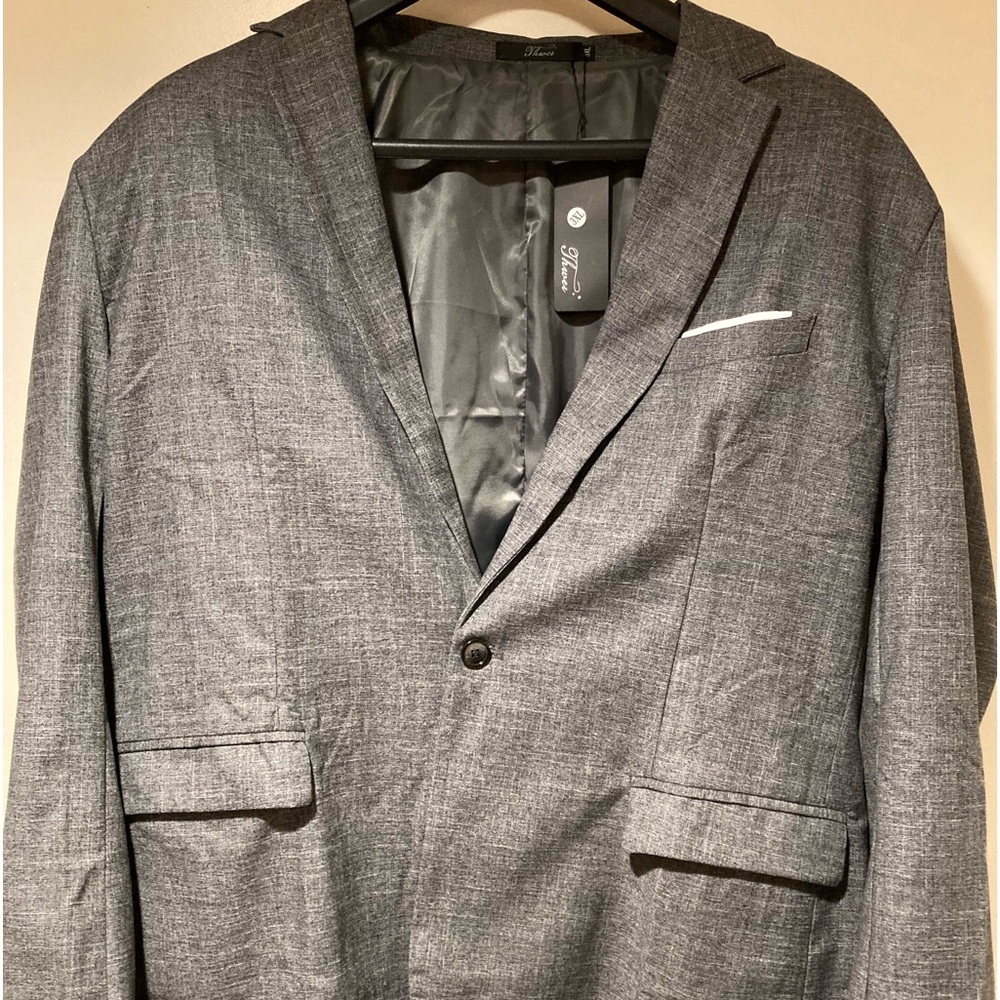 NWT THWEI Mens Casual Suit Blazer.Size 3xl